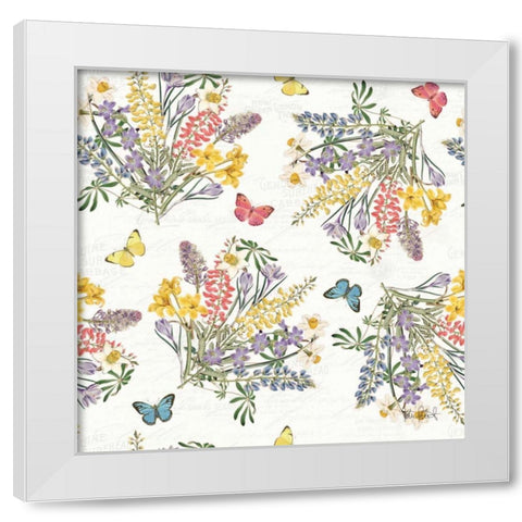 Easter Garden Step 05 White Modern Wood Framed Art Print by Pertiet, Katie
