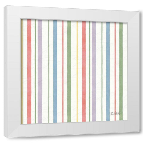 Easter Garden Step 06 White Modern Wood Framed Art Print by Pertiet, Katie