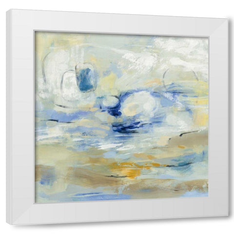 August Morning White Modern Wood Framed Art Print by Vassileva, Silvia