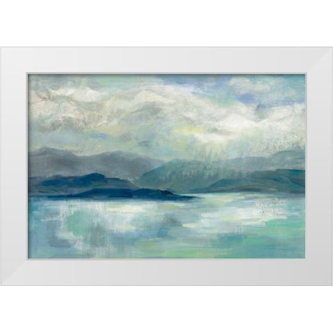 Early Sunrise White Modern Wood Framed Art Print by Vassileva, Silvia