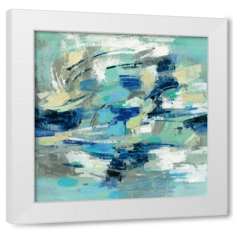 Unexpected Wave White Modern Wood Framed Art Print by Vassileva, Silvia