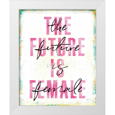 Empowerment I White Modern Wood Framed Art Print by Marshall, Laura