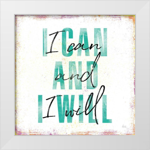 Empowerment III White Modern Wood Framed Art Print by Marshall, Laura