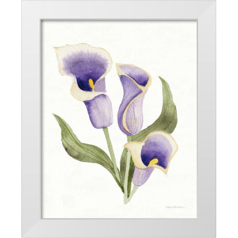 Easter Blessing Flower III White Modern Wood Framed Art Print by McKenna, Kathleen Parr