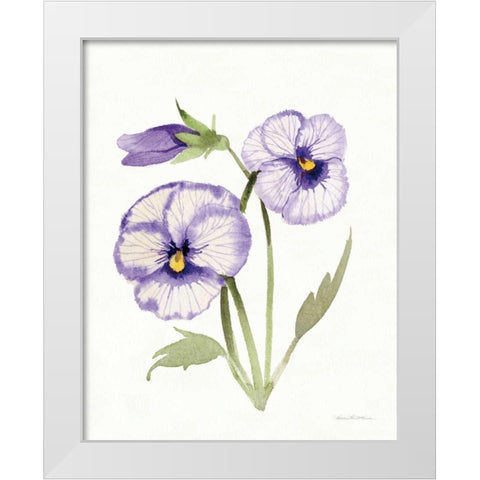 Easter Blessing Flowers VIII White Modern Wood Framed Art Print by McKenna, Kathleen Parr