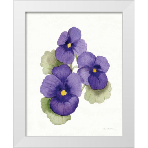 Easter Blessing Flower IX White Modern Wood Framed Art Print by McKenna, Kathleen Parr