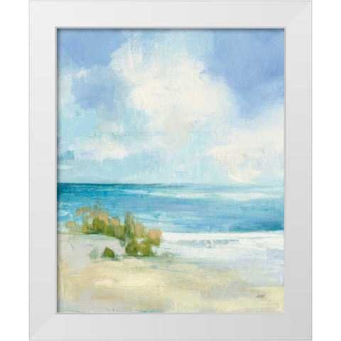 Wind and Waves II White Modern Wood Framed Art Print by Purinton, Julia