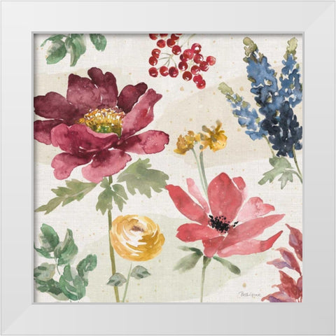 Watercolor Fall II White Modern Wood Framed Art Print by Grove, Beth