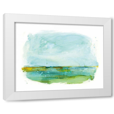 Sea Spray White Modern Wood Framed Art Print by Averinos, Melissa
