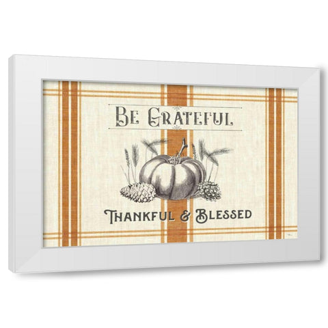 Autumn Farmhouse I White Modern Wood Framed Art Print by Pela Studio