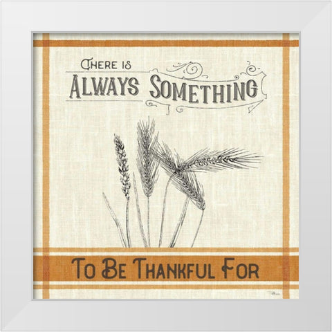 Autumn Farmhouse V White Modern Wood Framed Art Print by Pela Studio