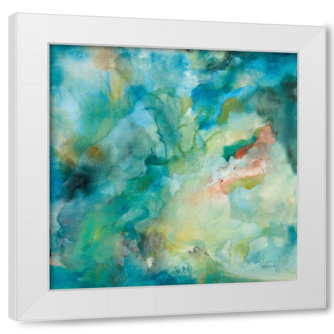 Interstellar White Modern Wood Framed Art Print by Nai, Danhui