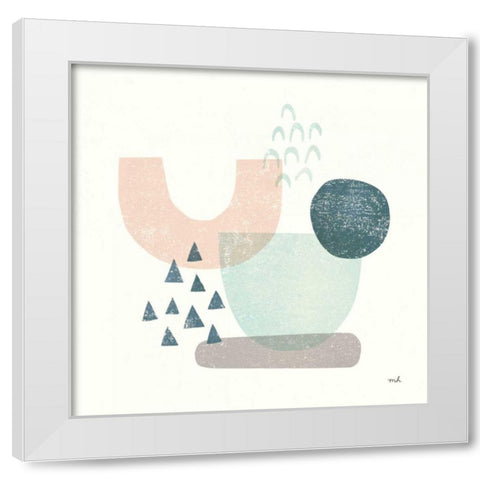 Happy Thoughts II White Modern Wood Framed Art Print by Hershey, Moira