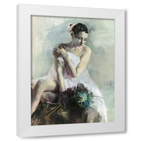 Reflection White Modern Wood Framed Art Print by Hageman, Marilyn