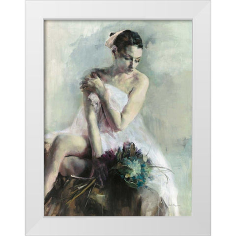 Reflection White Modern Wood Framed Art Print by Hageman, Marilyn