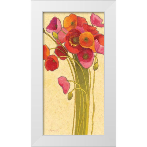 Amapola Barcelona I  WAG White Modern Wood Framed Art Print by Novak, Shirley
