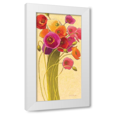 Amapola Barcelona II WAG White Modern Wood Framed Art Print by Novak, Shirley