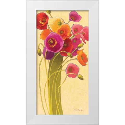 Amapola Barcelona II WAG White Modern Wood Framed Art Print by Novak, Shirley