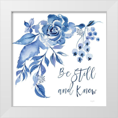 Delft Delight I Know White Modern Wood Framed Art Print by Rice, Kristy