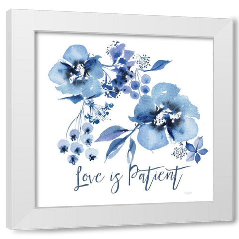 Delft Delight II Patient White Modern Wood Framed Art Print by Rice, Kristy