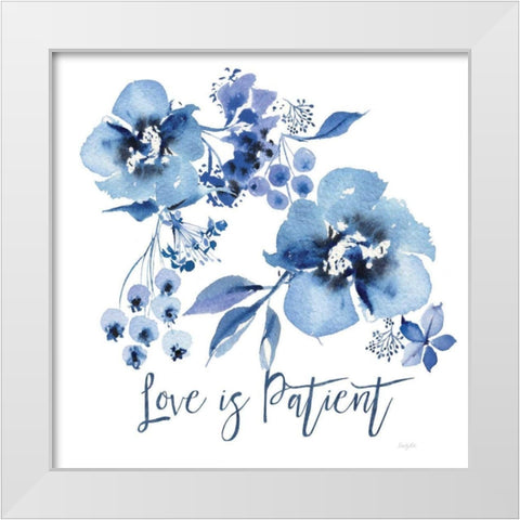 Delft Delight II Patient White Modern Wood Framed Art Print by Rice, Kristy