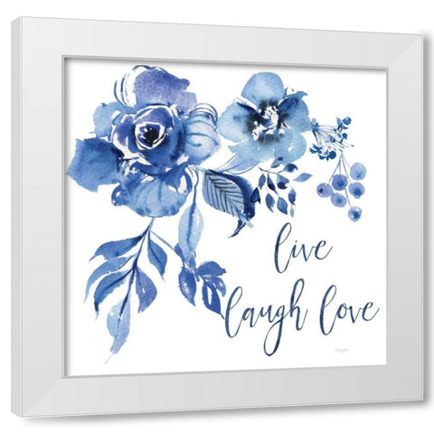 Delft Delight III Live White Modern Wood Framed Art Print by Rice, Kristy