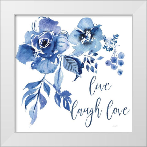 Delft Delight III Live White Modern Wood Framed Art Print by Rice, Kristy