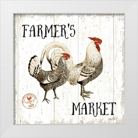 Free Range Fresh II White Modern Wood Framed Art Print by Pertiet, Katie
