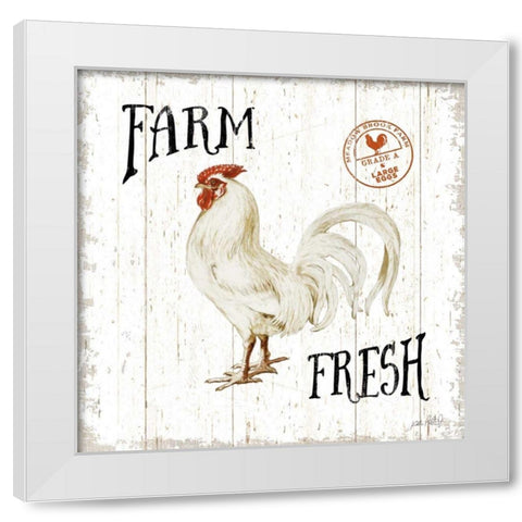 Free Range Fresh III White Modern Wood Framed Art Print by Pertiet, Katie