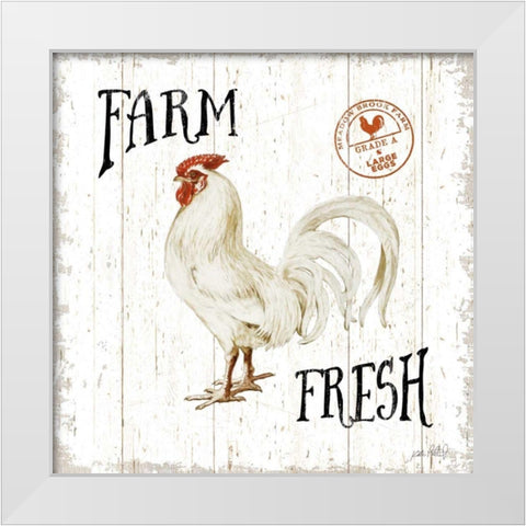 Free Range Fresh III White Modern Wood Framed Art Print by Pertiet, Katie