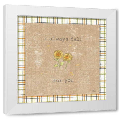 Harvest Cuties II Brown White Modern Wood Framed Art Print by Pela Studio