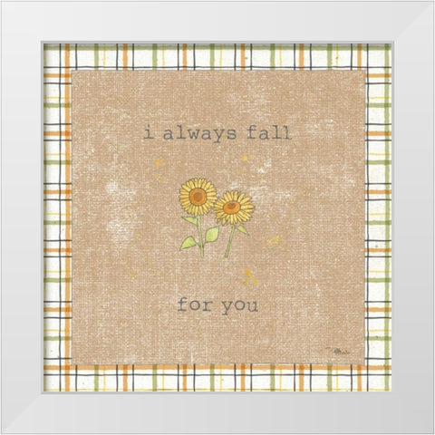 Harvest Cuties II Brown White Modern Wood Framed Art Print by Pela Studio