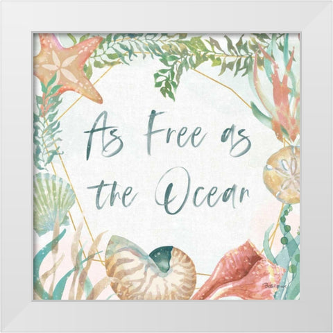 Watercolor Coast II White Modern Wood Framed Art Print by Grove, Beth