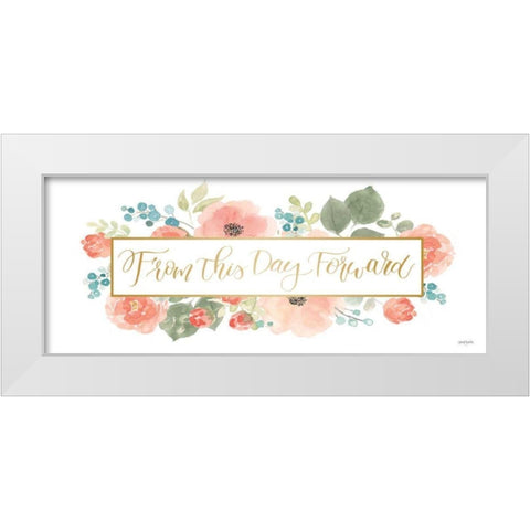Blooming Delight IX White White Modern Wood Framed Art Print by Jackson, Jenaya