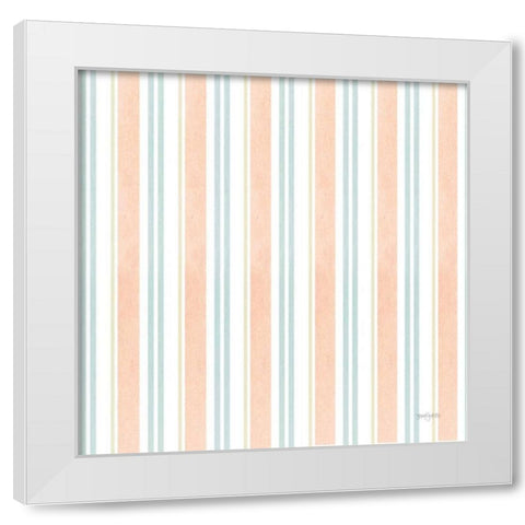 Blooming Delight Pattern IIA White Modern Wood Framed Art Print by Jackson, Jenaya