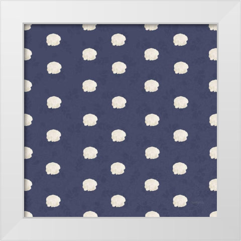 Blooming Delight Pattern IVB White Modern Wood Framed Art Print by Jackson, Jenaya