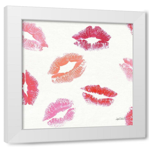 Chic Accents Pattern IIA White Modern Wood Framed Art Print by Tavoletti, Anne