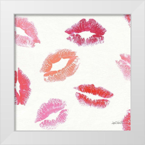 Chic Accents Pattern IIA White Modern Wood Framed Art Print by Tavoletti, Anne