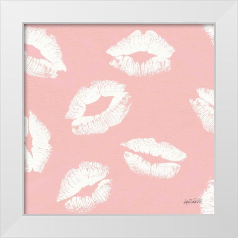 Chic Accents Pattern IIB White Modern Wood Framed Art Print by Tavoletti, Anne