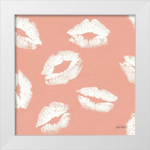 Chic Accents Pattern IIC White Modern Wood Framed Art Print by Tavoletti, Anne