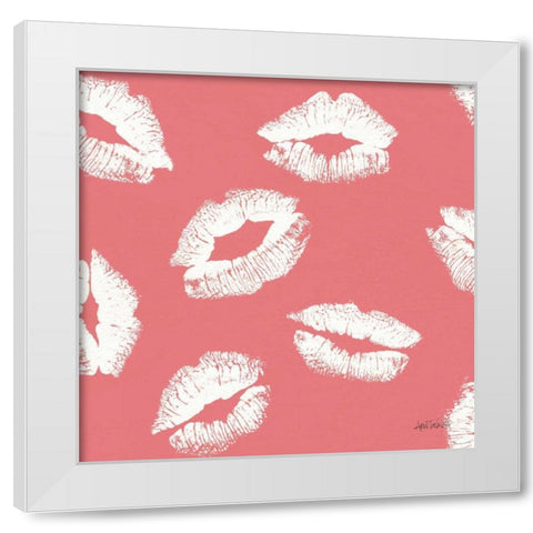 Chic Accents Pattern IID White Modern Wood Framed Art Print by Tavoletti, Anne