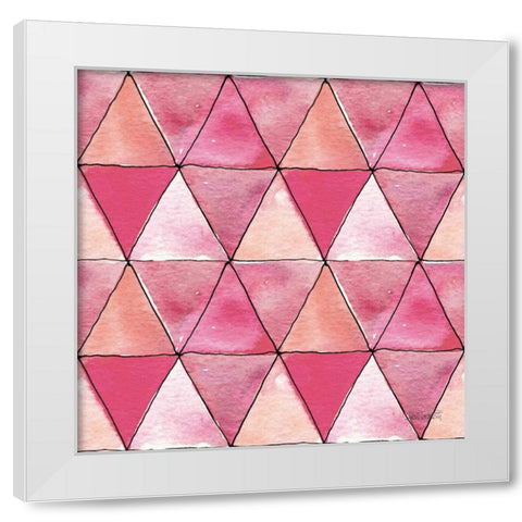 Chic Accents Pattern III White Modern Wood Framed Art Print by Tavoletti, Anne