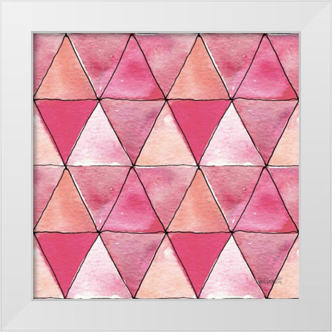 Chic Accents Pattern III White Modern Wood Framed Art Print by Tavoletti, Anne