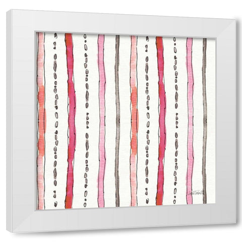 Chic Accents Pattern VI White Modern Wood Framed Art Print by Tavoletti, Anne