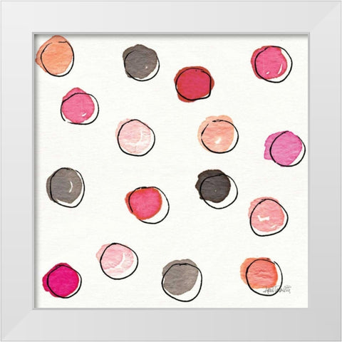 Chic Accents Pattern VIIA White Modern Wood Framed Art Print by Tavoletti, Anne