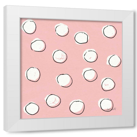 Chic Accents Pattern VIIB White Modern Wood Framed Art Print by Tavoletti, Anne