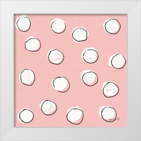 Chic Accents Pattern VIIB White Modern Wood Framed Art Print by Tavoletti, Anne