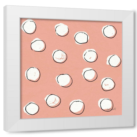Chic Accents Pattern VIIC White Modern Wood Framed Art Print by Tavoletti, Anne