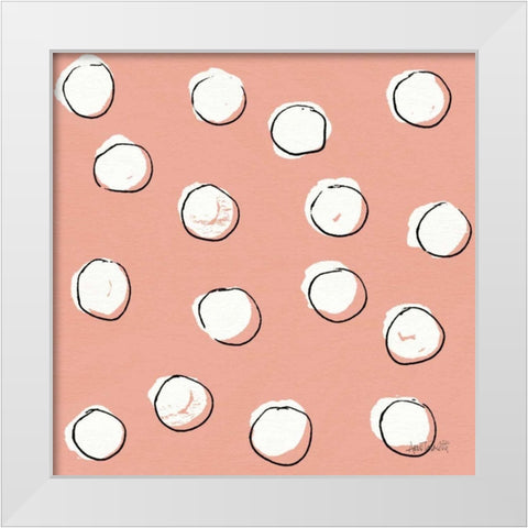 Chic Accents Pattern VIIC White Modern Wood Framed Art Print by Tavoletti, Anne