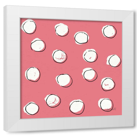 Chic Accents Pattern VIID White Modern Wood Framed Art Print by Tavoletti, Anne
